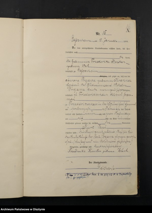 image.from.unit.number "Geburts-Haupt-Register Nr 1 - 205"