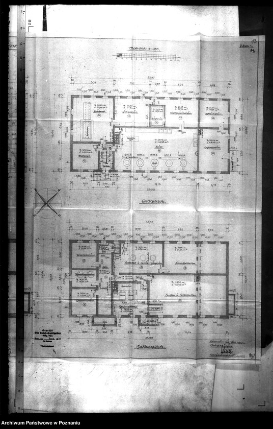 Obraz 17 z jednostki "Verentwurf für den Neubau eines Wirtschaftsgebäudes des Strafgefängnisses Warthestadt (Wronki)"