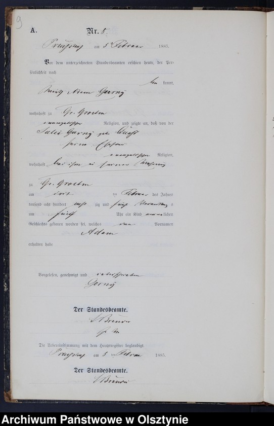 image.from.unit.number "Geburts-Neben-Register Nr 1 - 101"