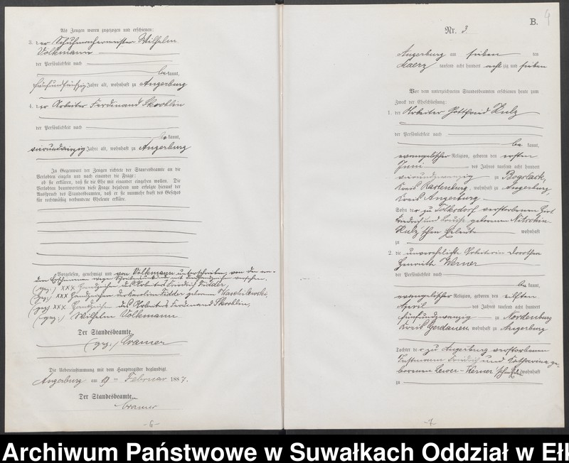 image.from.unit.number "Heiraths-Neben-Register des Preussischen Standes-Amtes der Stadt Angerburg Kreis Angerburg"