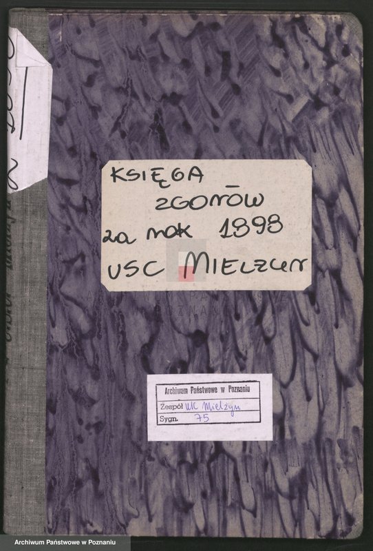 Obraz 1 z jednostki "Księga zgonów"