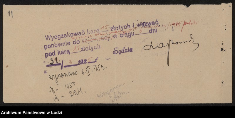 Obraz 13 z jednostki "Henoch Goldstein – sprzedaż drzewa. Zgierz"