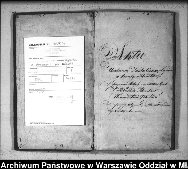 image.from.team "Akta stanu cywilnego Parafii Rzymskokatolickiej w Bogurzynie"
