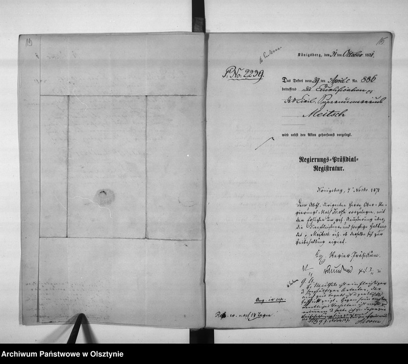 image.from.unit.number "Kreissekretär Meitsch [Emil] in Pr.[eussisch] Eylau"