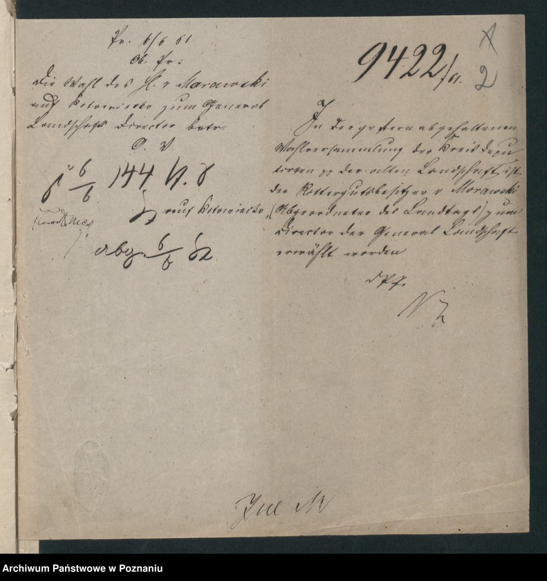 Obraz 5 z jednostki "A. betr. Familie Morawski"