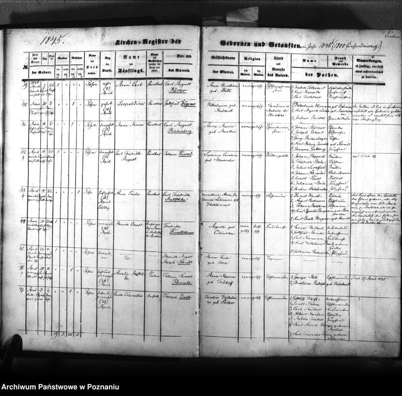 Obraz 8 z jednostki "Kirchenbuch Geborenen"