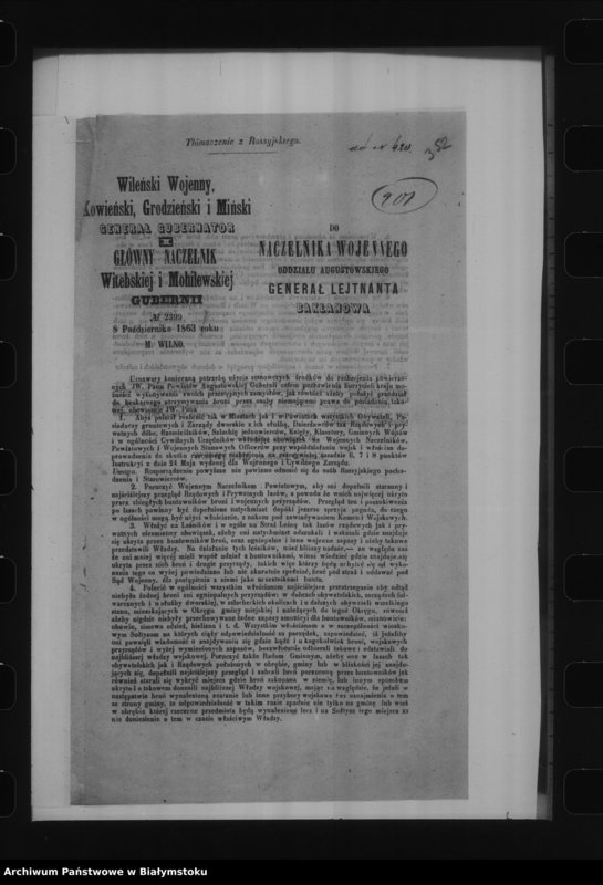 image.from.collection.number "Powstanie styczniowe na Białostocczyźnie111"