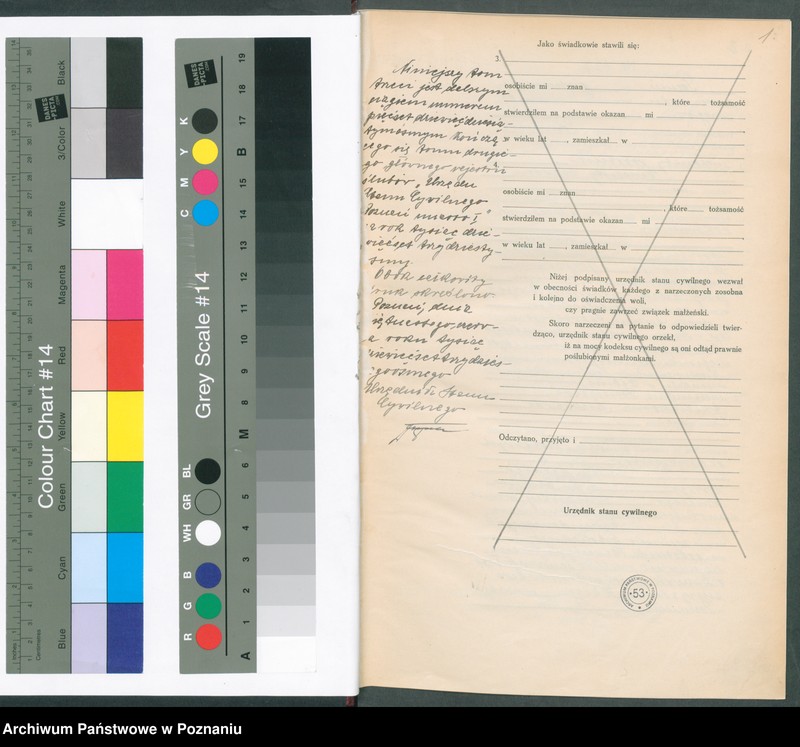 Obraz 3 z jednostki "Księga miejscowa małżeństw tom III [Rejestr główny małżeństw]"