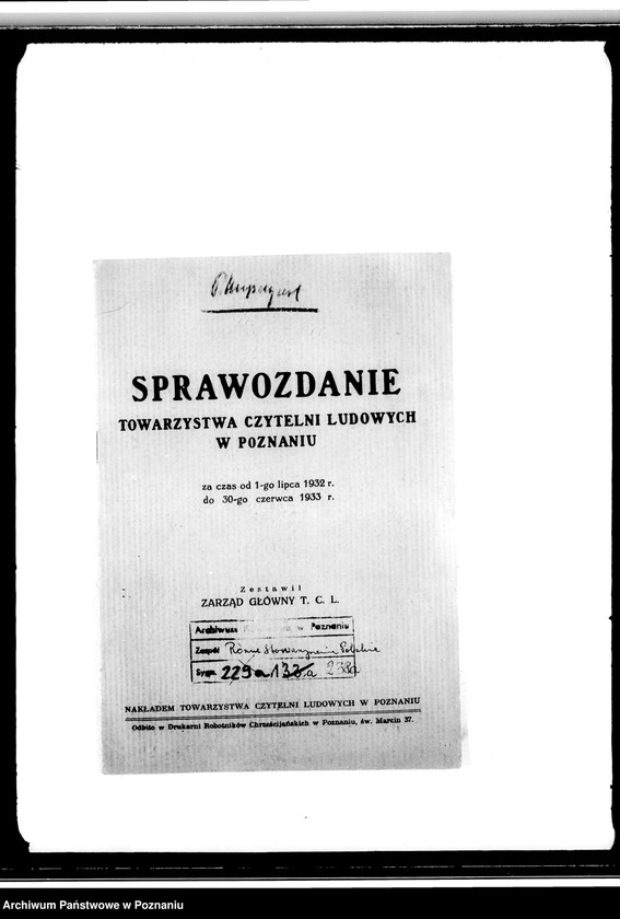 Obraz 4 z jednostki "Sprawozdanie Towarzystwa Czytelni Ludowych w Poznaniu"