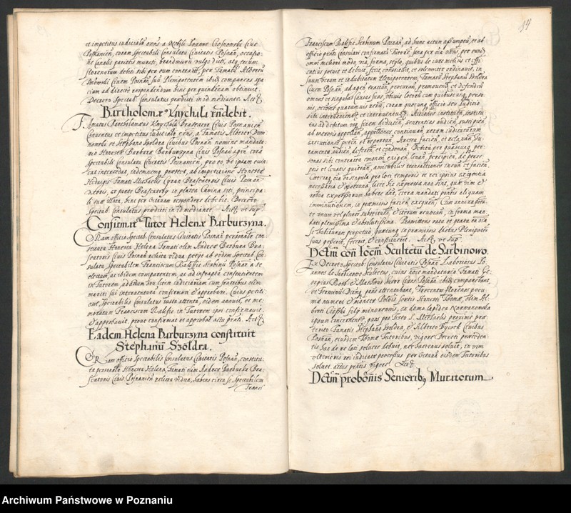 Obraz 18 z jednostki "Acta coram spectabili consulatu Posnaniensi."