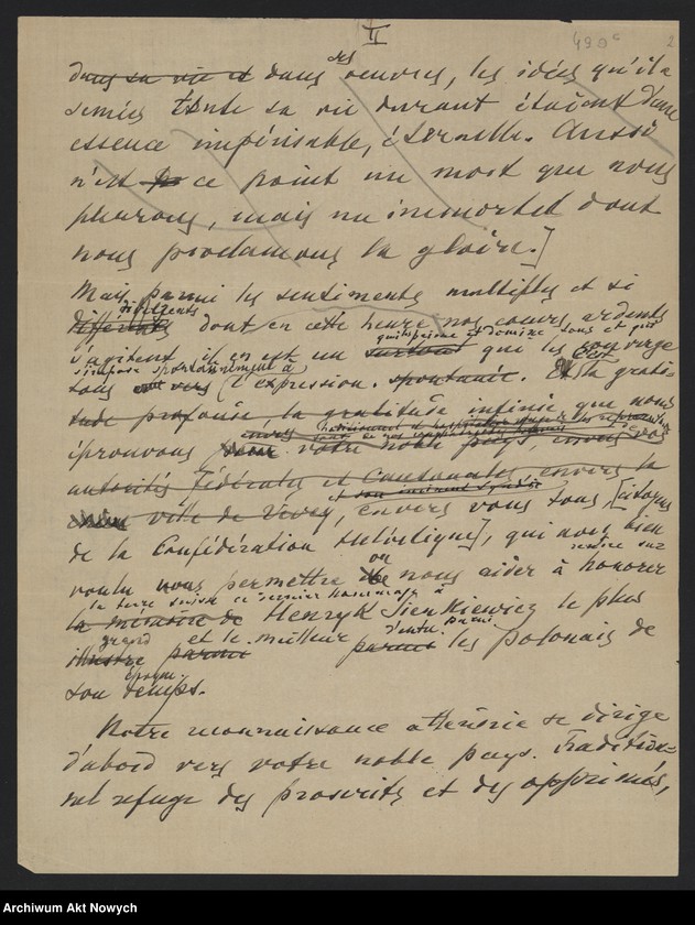 image.from.unit.number "Przemówienie w Vevey na uroczystości przeniesienia zwłok Henryka Sienkiewicza do Polski"