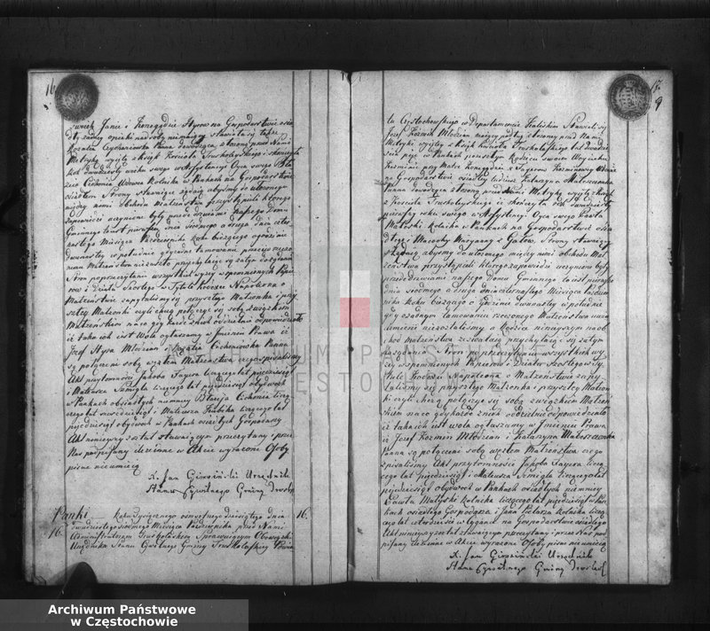 Obraz 11 z jednostki "Akta cywilne małżeństwa gminy Truskolasy od dnia 1 miesiąca maja 1810 roku do dnia 30 miesiąca kwietnia 1811 roku wpisane"