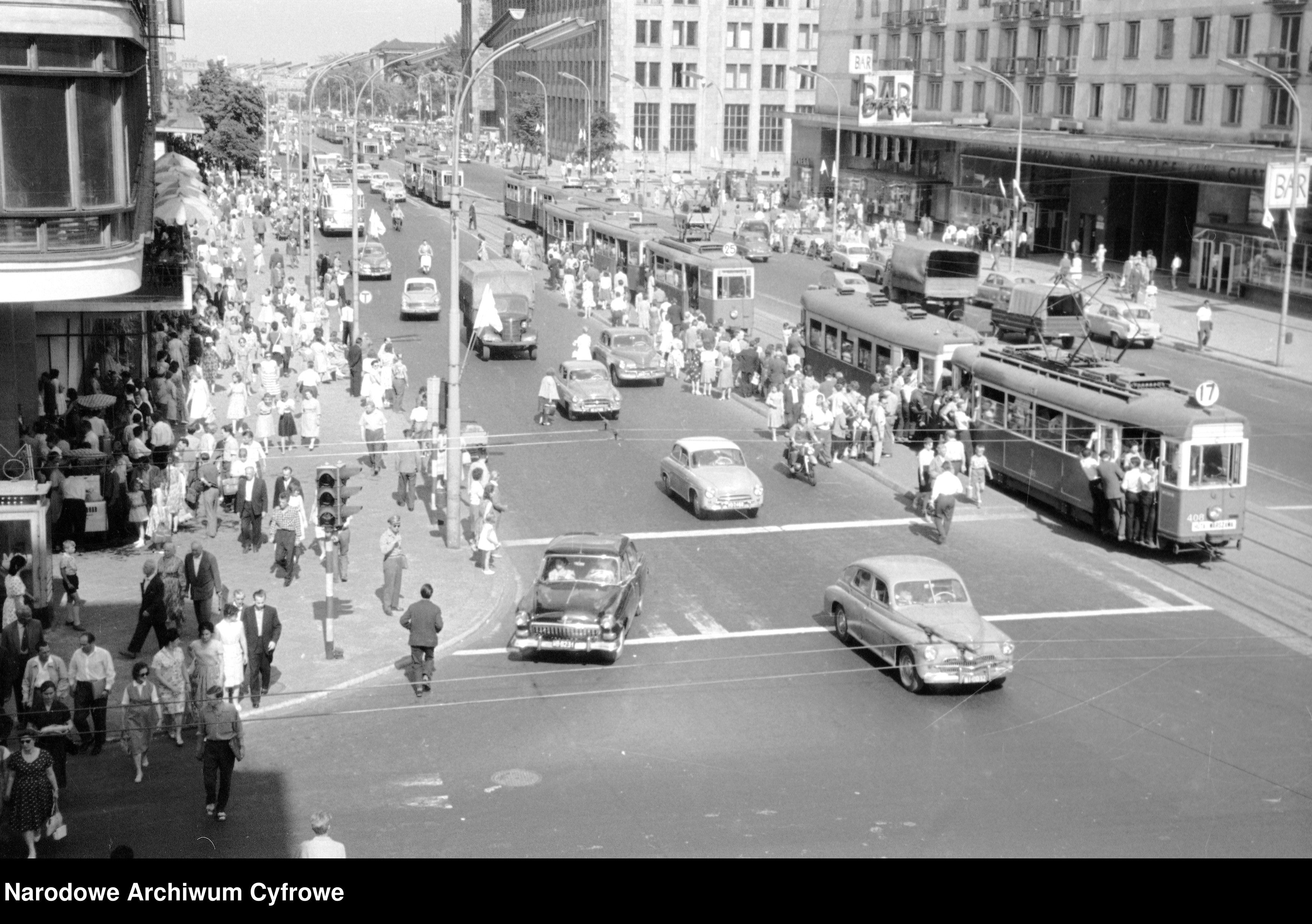 Skan z jednostki: Aleje Jerozolimskie w Warszawie