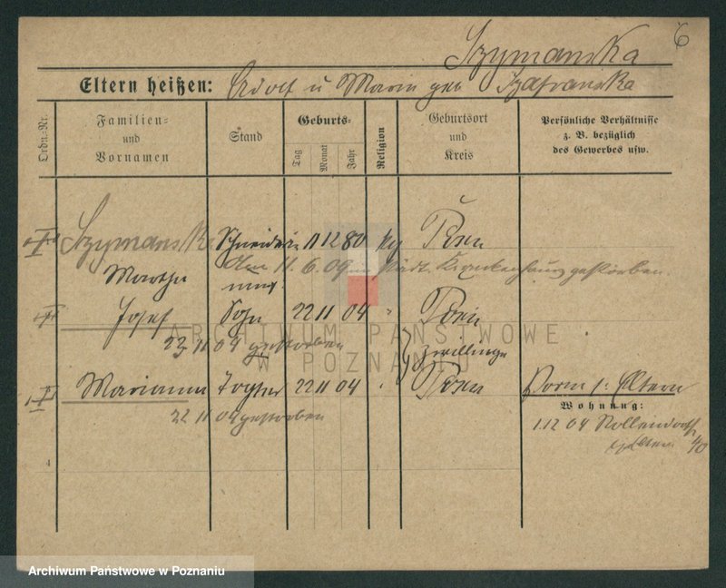 Obraz 15 z jednostki "Szymański (samotne kobiety od Maria)"