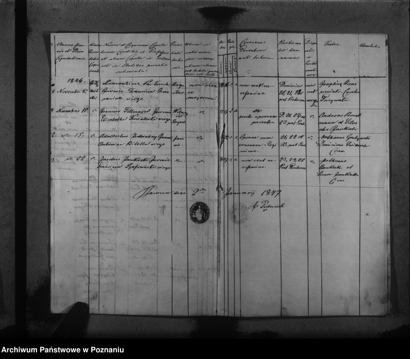 Obraz 5 z jednostki "Duplikat baptisatorum, copulatorum, mortuorum"