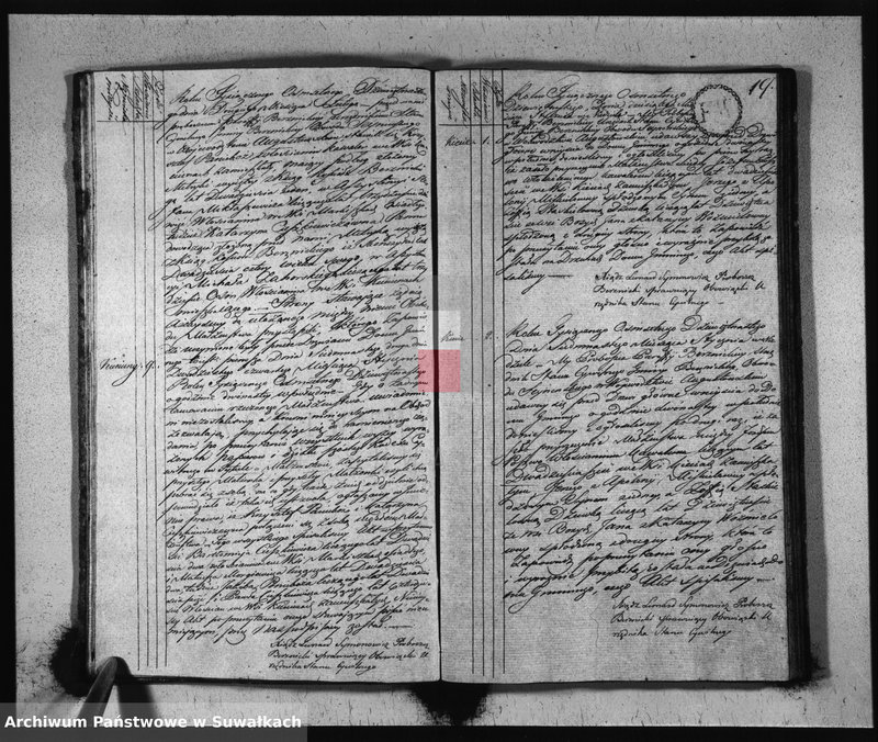 image.from.unit.number "Akta Zaślubionych od 1-o Mca Stycznia 1819. Gminy Berznickiey"