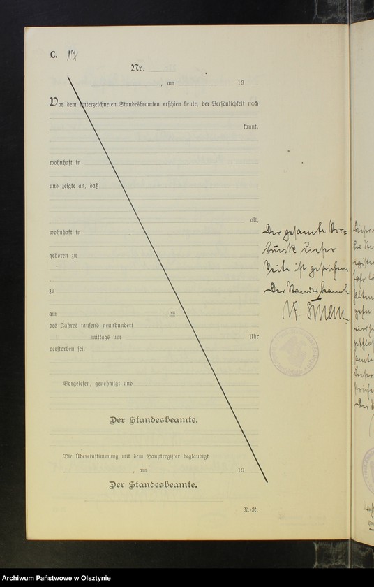 image.from.unit.number "Sterbe-Neben-Register Nr 1 - 15 [ Księga zgonów - wtóropis ]"