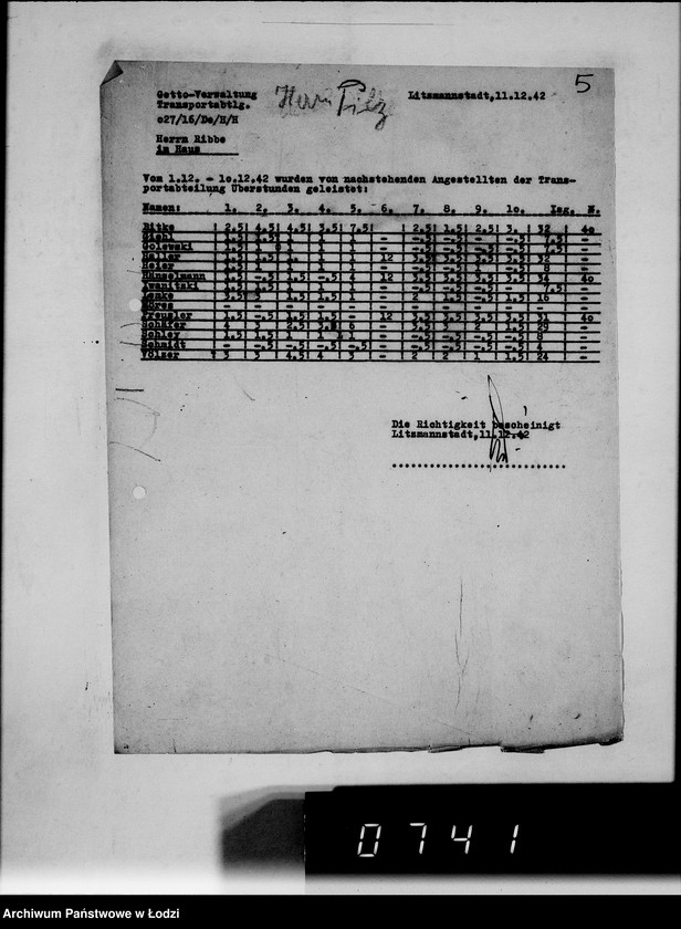 Obraz 9 z jednostki "Überstunden"
