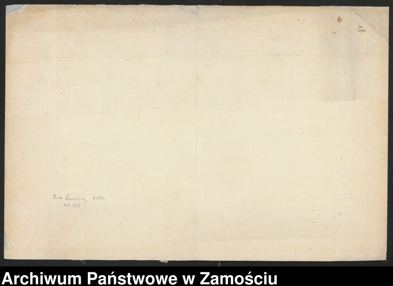 Obraz 2 z kolekcji "Plany budynków przykolegiackich w Zamościu111"