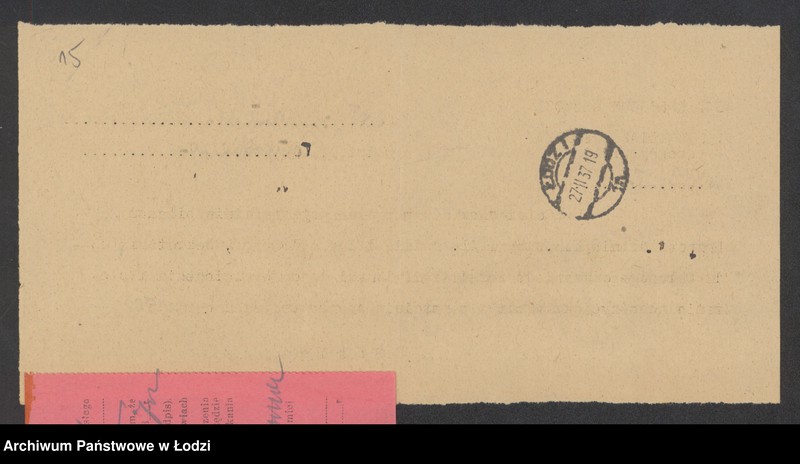 Obraz 17 z jednostki "Chaim Icek Stillerman i S-ka- handel manufakturą"