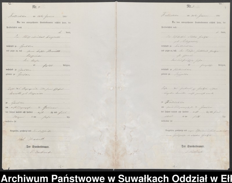 image.from.unit.number "Sterbe-Haupt-Register des Königlich Preussischen Standes-Amtes Kallischken Kreis Johannisburg]"