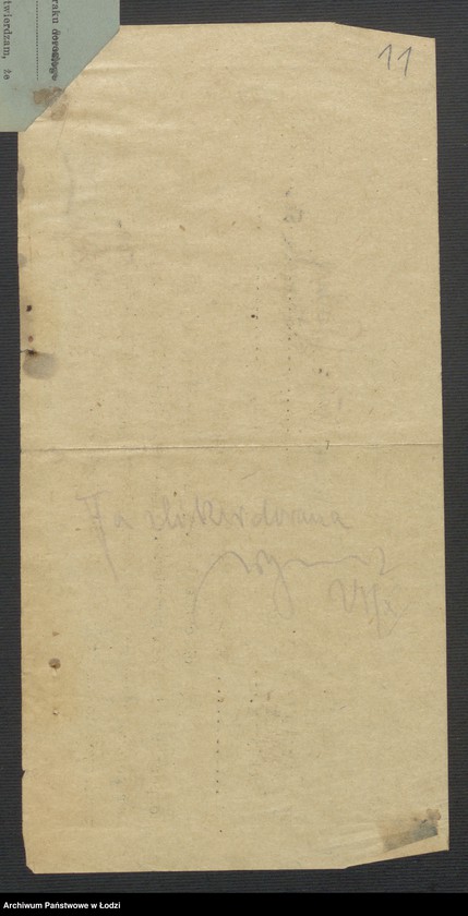 Obraz 13 z jednostki "Józef Perlberg - sprzedaż towarów manufakturowych i chustek"