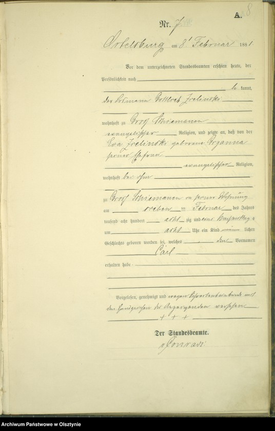 image.from.unit.number "Geburts-Haupt-Register Nr 1 - 99"