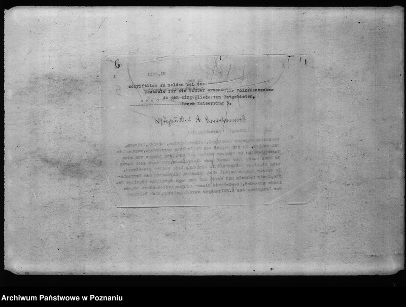 Obraz 10 z jednostki "Anzeigen im Ortdentuhen Berbachter am 2.8.1941 bert. Lültemeger - Herrenhofen, b. Schroda (Środa)"