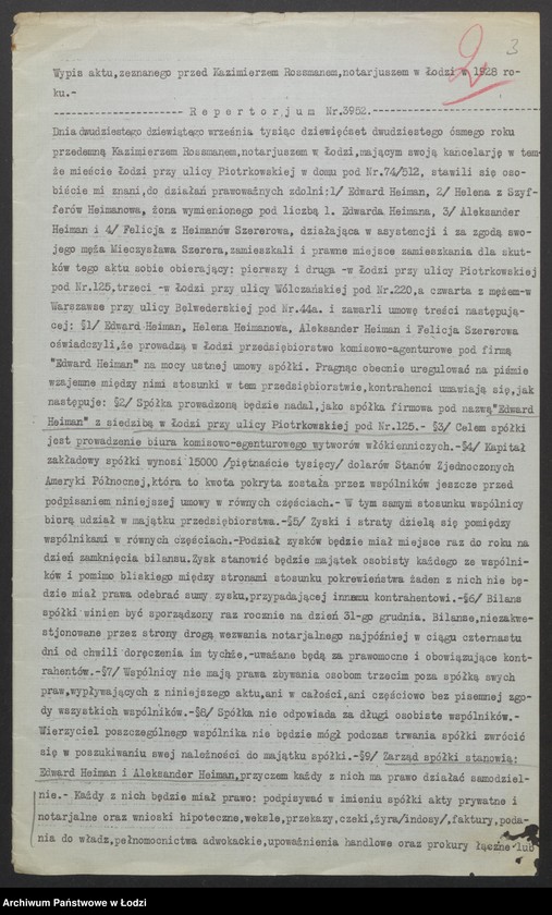 Obraz 5 z jednostki "Edward Heiman – prowadzenie biura komisowo - agenturowego"
