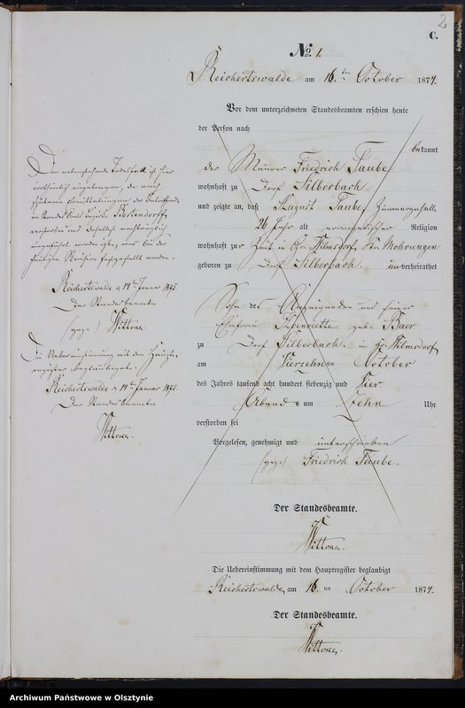 image.from.unit.number "Sterbe-Neben-Register Nr 1 - 14"