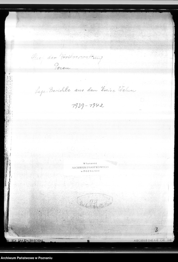 Obraz 3 z jednostki "Lageberichte aus dem Kreise Welun"