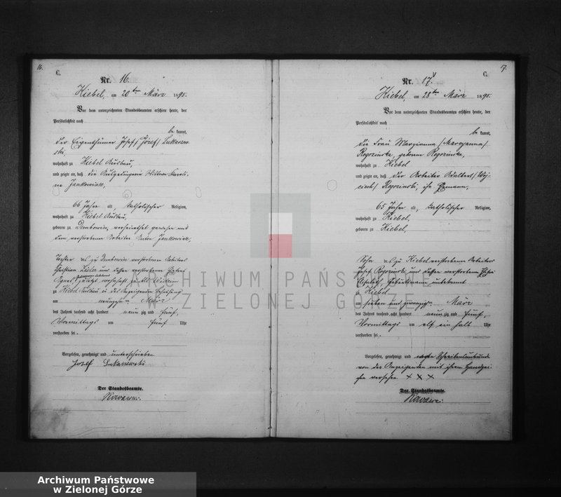 Obraz 13 z jednostki "Sterbe-Haupt-Register"