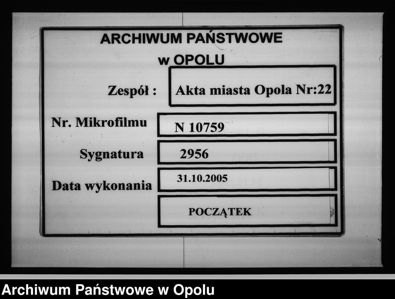 Obraz 1 z jednostki "Acta des Magistrats zu Oppeln betreffend den Verkauf der Mauern von der Abgebrandten Reitbahn, Planirung des Platzes und Instandsetzung der dortigen Stadtmauer Vol. I 1817-1823"