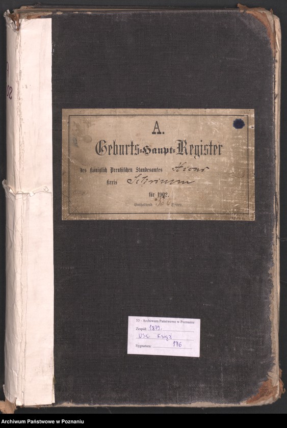 Obraz 3 z jednostki "Geburts-Haupt-Register"