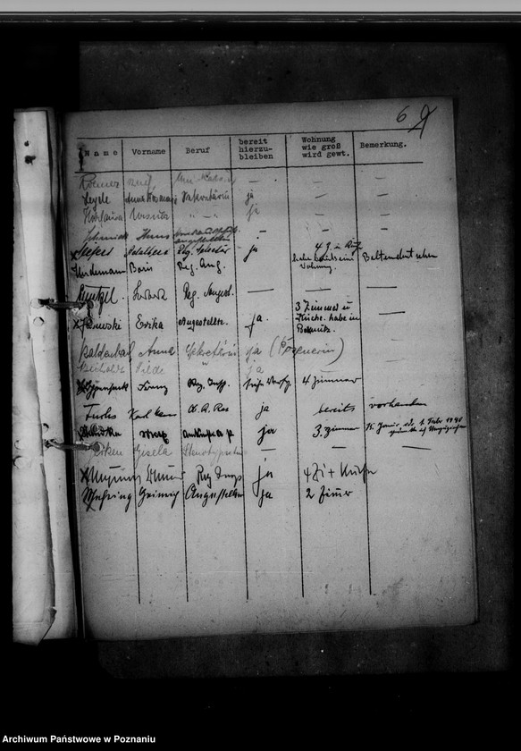 Obraz 10 z jednostki "Wohnungsfürsorge für Deutsche in Posen. Rundfunksempfanganlagen"