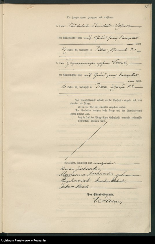 Obraz 20 z jednostki "Księga małżeństw tom III"