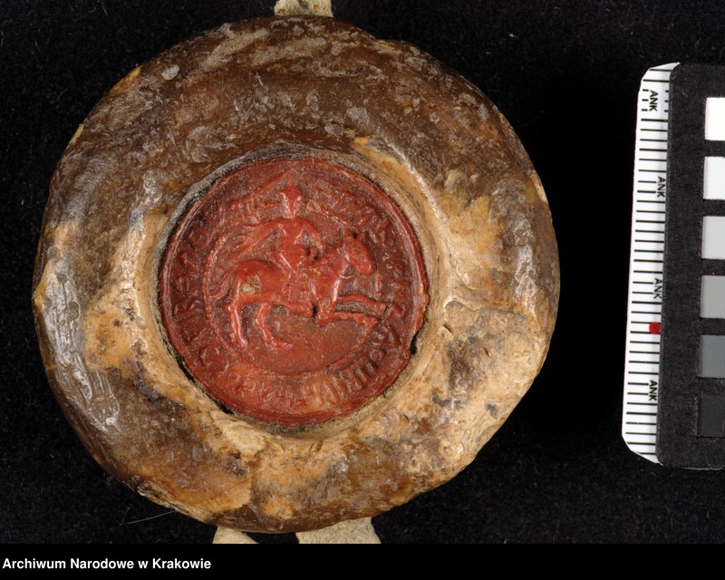 image.from.unit.number "Bolesław zwany Świdrygiełło książę Olgierdowicz przyrzeka dopełnić i dochować warunków poręczenia, które brat jego Władysław II Jagiełło król polski, złożył"