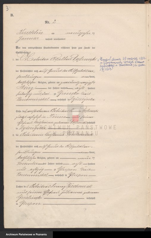 Obraz 6 z jednostki "Heiraths-Haupt-Register"