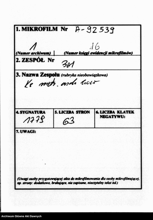 image.from.unit.number "Parafia: Nastazów. Dekanat: Trembowla. Kopie z ksiąg metrykalnych ur., śl., zg. dla całej parafii (Nastazów i pozostałe wsie)."