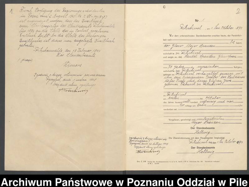 Obraz z jednostki "Księga zgonów"