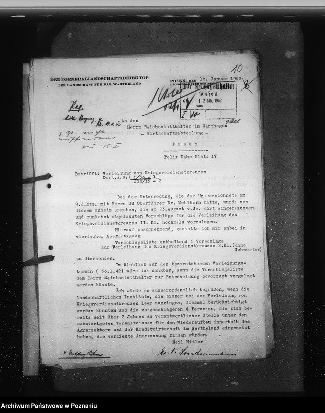 Obraz 14 z jednostki "Kriegsverdienstkreuze- Abteilung IV"