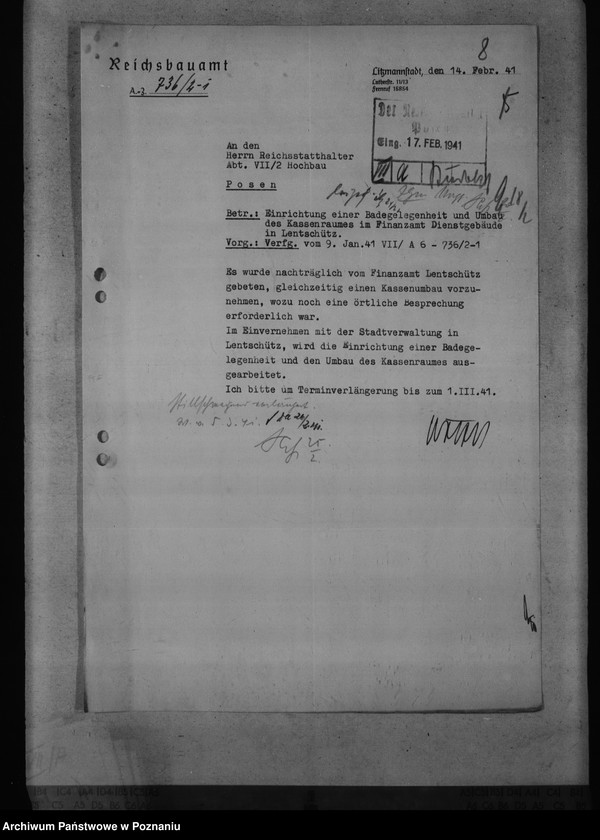 Obraz 12 z jednostki "Unterbringung der Finanzämter"