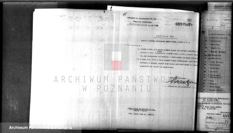 Obraz 19 z jednostki "Sprawozdanie roczne za 1935 rok /komisarzy ochrony lasów/"