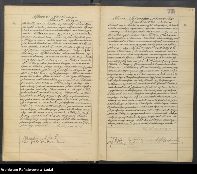 Obraz 5 z jednostki "Akta małżeństw"