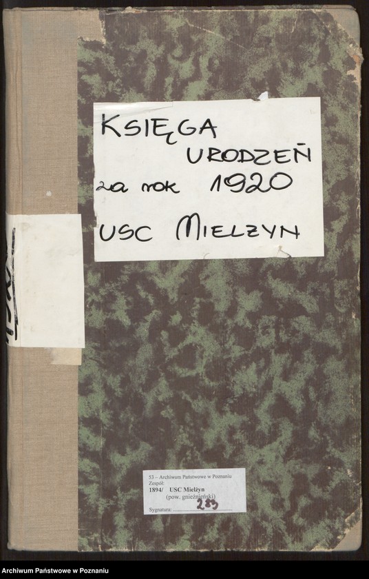 Obraz 2 z jednostki "Księga urodzeń [Rejestr główny urodzeń]"