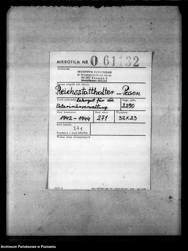 Obraz 2 z jednostki "Lehrgut für die Veteriärverwaltung"