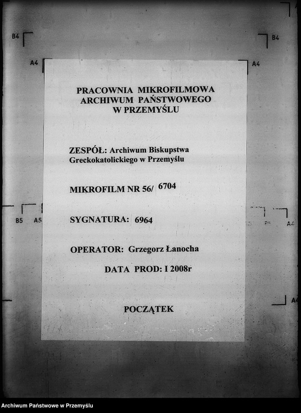 Obraz 1 z jednostki "[Kopie ksiąg metrykalnych parafii Czyrna z filią Piorunka (dekanat Grybów)]"