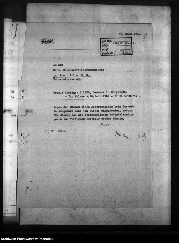 Obraz 12 z jednostki "Gaswerk - Burgstadt (Kórnik)"