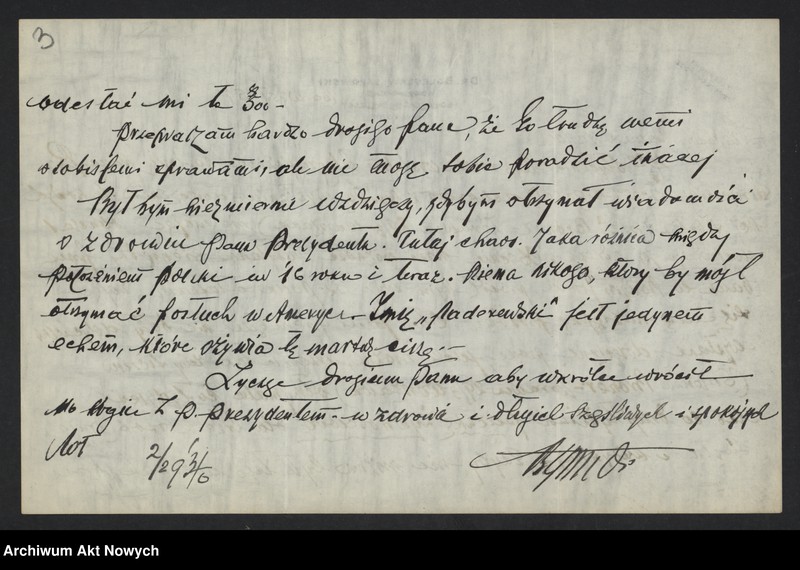 image.from.unit.number "Łapowski Bolesław (doktor); Załączniki: list S. Broner do B. Łapowskiego; L.3"