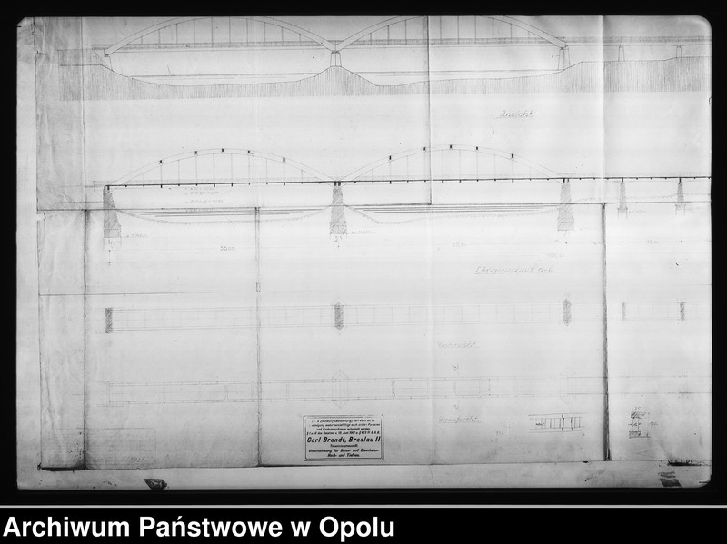 Obraz 15 z jednostki "[Most zamkowy w Opolu - rysunki techniczne]"